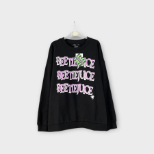 Beetlejuice női oversize pulóver - S (ÚJ) női pulóver, kardigán