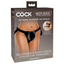  Beginner's Body Dock Strap-on Harness Black/ Black műpénisz, dildó
