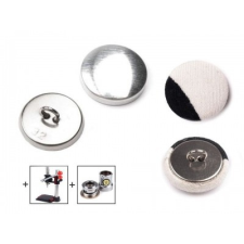  Behúzható fém gomb 22,9 mm - 100 db/csomag dekorációs kellék