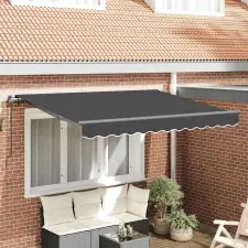  Behúzható napellenző Antracit 250 x 200 cm szövet nyílászáró