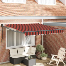  Behúzható napellenző Narancs és Barna 300 x 250 cm nyílászáró