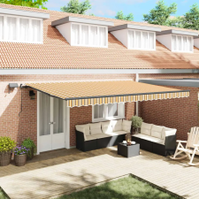  Behúzható napellenző Sokszínű 500 ×300 cm szövet nyílászáró