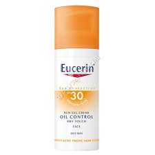 Beiersdorf Eucerin Sun Oil Control napozó krém-gél arcra FF30 50ml naptej, napolaj
