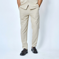 Beige Chino Pants - bézs szövetnadrág - Méret: S férfi nadrág