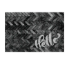  Bejárati ajtószőnyeg Chilai Home 877CHL1150, 40x60 cm, PVC, szürke/fekete