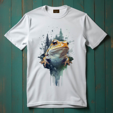  Béka póló (Férfi)(Áttetsző) férfi póló