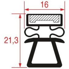 BEKATTINTHATÓ TÖMÍTÉS 8162 - 2500 mm beépíthető gépek kiegészítői