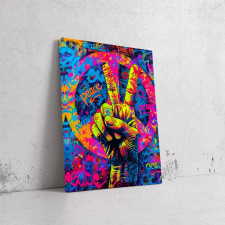  Béke Szimbóluma - Pop Art Vászonkép dekoráció