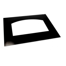 Beko Üveglap, sütőajtó, belső, fekete,(eredeti) BEKO tűzhely , 520x399 mm beépíthető gépek kiegészítői