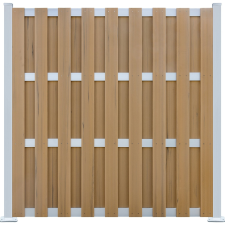 Belátásgátló kerítés elem 180 cm x 180 cm homokszínű kerti bútor