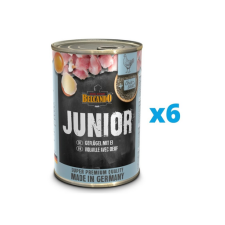 Belcando Super Premium Junior Baromfi, tojás 6x400 g nedves kölyökeledel kutyaeledel