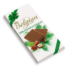 Belgian Milk Hazelnut Crunch mogyorós tejcsokoládé - 100 g csokoládé és édesség
