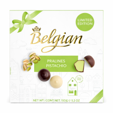  Belgian Praliné Pisztácia pisztáciakrémmel töltött desszert - 150g csokoládé és édesség