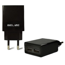 Beline 0012 Hálózati 2xUSB-A töltő (5V / 2A) (BELI0012) mobiltelefon kellék