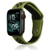 Beline Apple Watch Sport szilikon óraszíj 38/40/41mm zöld/fekete