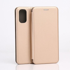 Beline Book Magnetic mágneses könyvtok Motorola Moto E32/E32s arany színű tok és táska