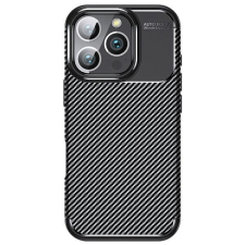 Beline Carbon Armor tok iPhone 16 Pro - fekete tok és táska