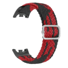 Beline Nylon csereszíj Xiaomi Mi Band 8 - fekete-piros okosóra kellék