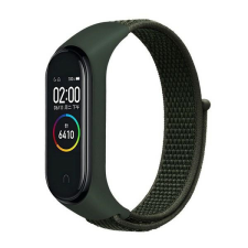 Beline NylonLoop csereszíj Xiaomi Mi Band 7/6/5/4/3 - zöld okosóra kellék