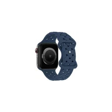 Beline óraszíj Apple Watch szilikon szőtt 42/44/45/49mm kék box okosóra kellék