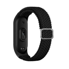 Beline óraszíj Mi Band 7/6/5 szövet fekete okosóra kellék