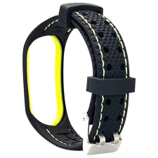Beline óraszíj Sport Mi Band 3/4 fekete/lime okosóra kellék