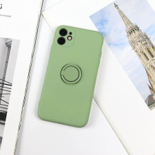 Beline Tok szilikon iPhone 12 mini zöld tok gyűrűvel tok és táska
