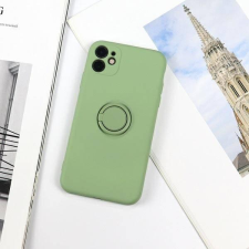 Beline Tok Szilikon iPhone 12 Mini Zöld Tokgyűrűvel (5903919069425) tok és táska