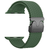 Beline Woven Nylon Parachute Strap szíj Apple Watch 42/44/45/49mm-es olajzöld színű