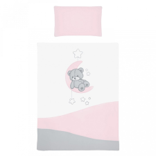 Belisima 3-részes ágyneműgarnitúra BelisimaTeddy Bear 100/135 rózsaszín babaágynemű, babapléd