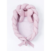 Belisima Fonott babafészek kisbabák számára Velvet  Belisima pink