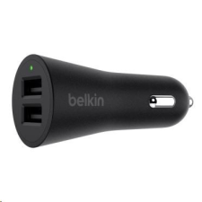 Belkin 4.8A / 24 Watt autós töltő 2 USB port (kábel nélkül) (F8M930btBLK) mobiltelefon kellék