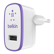 Belkin asztali töltő 2.1A fehér-lila (F8J052vfPUR) (F8J052vfPUR) mobiltelefon kellék