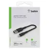 Belkin Belkin CAA001BT0MBK Lightning kábel 0,15 M Fekete