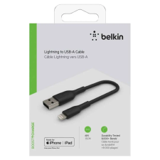 Belkin Belkin CAA001BT0MBK Lightning kábel 0,15 M Fekete kábel és adapter