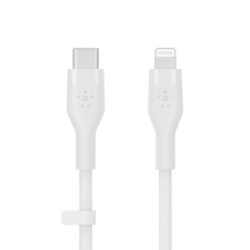 Belkin BOOST CHARGE Flex USB-C - Lightning kábel 1m fehér (CAA009bt1MWH) (CAA009bt1MWH) - Adatkábel kábel és adapter