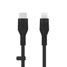 Belkin BOOST CHARGE Flex USB-C - Lightning kábel 1m fekete (CAA009bt1MBK) (CAA009bt1MBK) - Adatkábel kábel és adapter