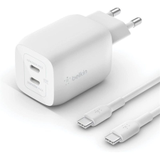 Belkin Boost Charge Pro Dual port USB-C GaN charger, PPS 65W and USB-C to USB-C cable mobiltelefon kellék