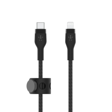 Belkin BOOST CHARGE PRO Flex USB-C - Lightning kábel 3m fekete (CAA011bt3MBK) kábel és adapter