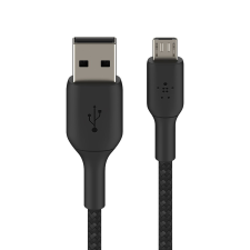 Belkin BoostCharge USB-A apa - MicroUSB-B apa 2.0 Adat és töltő kábel - Fekete (1m) kábel és adapter