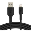 Belkin BoostCharge USB-A to Lightning kábel, PVC – 1m (2 db) – fehér (S7733869)
