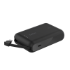 Belkin BPB021HQBK Boost Charge Powerbank integrált kábellel USB Type-C / 10000mAh 20W - Fekete (BPB021HQBK)