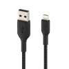 Belkin braided lightning to usb-a cable 0,15m black caa002bt0mbk
