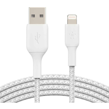 Belkin CAA002BT1MWH Lightning kábel 1 M Fehér kábel és adapter