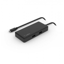 Belkin Connect Multi Port Adapter USB Type C 5in1 USB hub fekete (INC008btBK) (INC008btBK) hub és switch