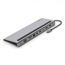 Belkin Connect USB-C 11in1 Multiport Dock notebook dokkoló szürke (INC004btSGY) (INC004btSGY) laptop kellék