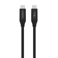 Belkin Connect USB Type-C apa - USB Type-C apa Adat és töltő kábel - Fekete (0.8m) (INZ001BT0.8MBK) kábel és adapter