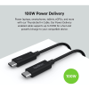 Belkin INZ003BT1MBK Thunderbolt kábel 1 M 40 Gbit/s Fekete (INZ003bt1MBK)
