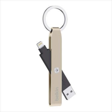 Belkin MIXIT Lightning-USB adat/töltőkábel-kulcstartó arany (F8J172btGLD) kábel és adapter