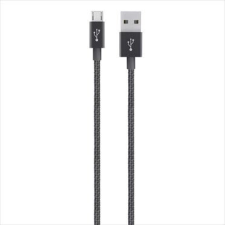 Belkin MIXIT Metallic Micro-USB - USB adat/töltőkábel 1.2m fekete (F2CU021bt04-BLK) kábel és adapter